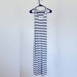Striped Sleeveless Lounge Maxi Dress Bathing Suit Cover Up